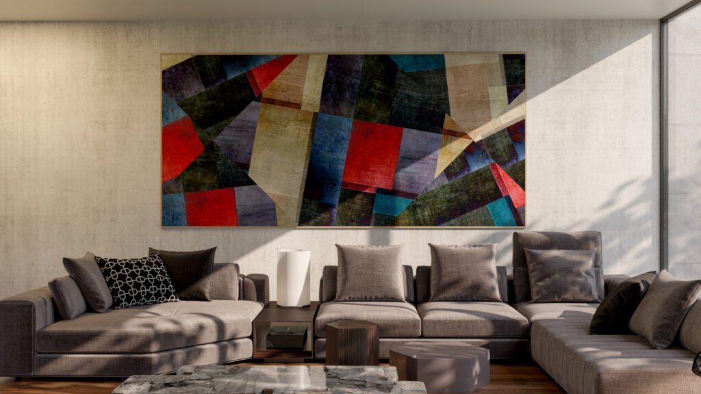 quadros decorativos abstratos para sala