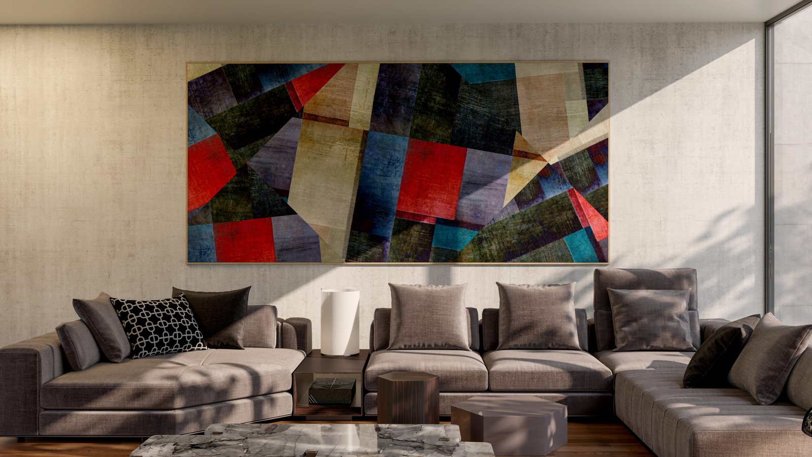 quadros decorativos abstratos para sala