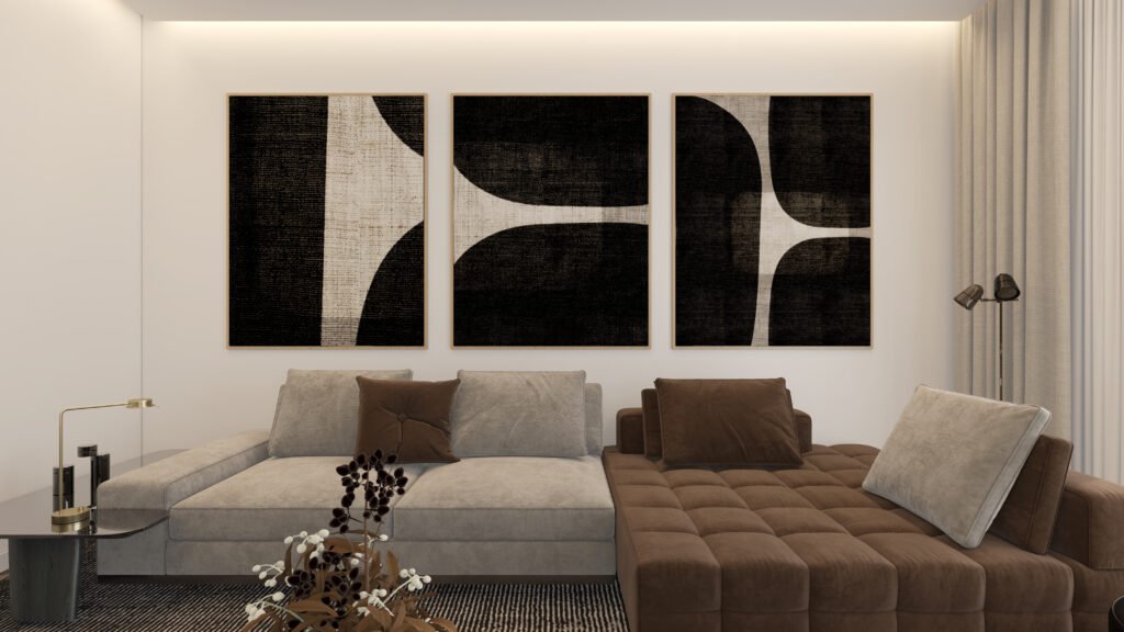quadros decorativos para sala preto e branco